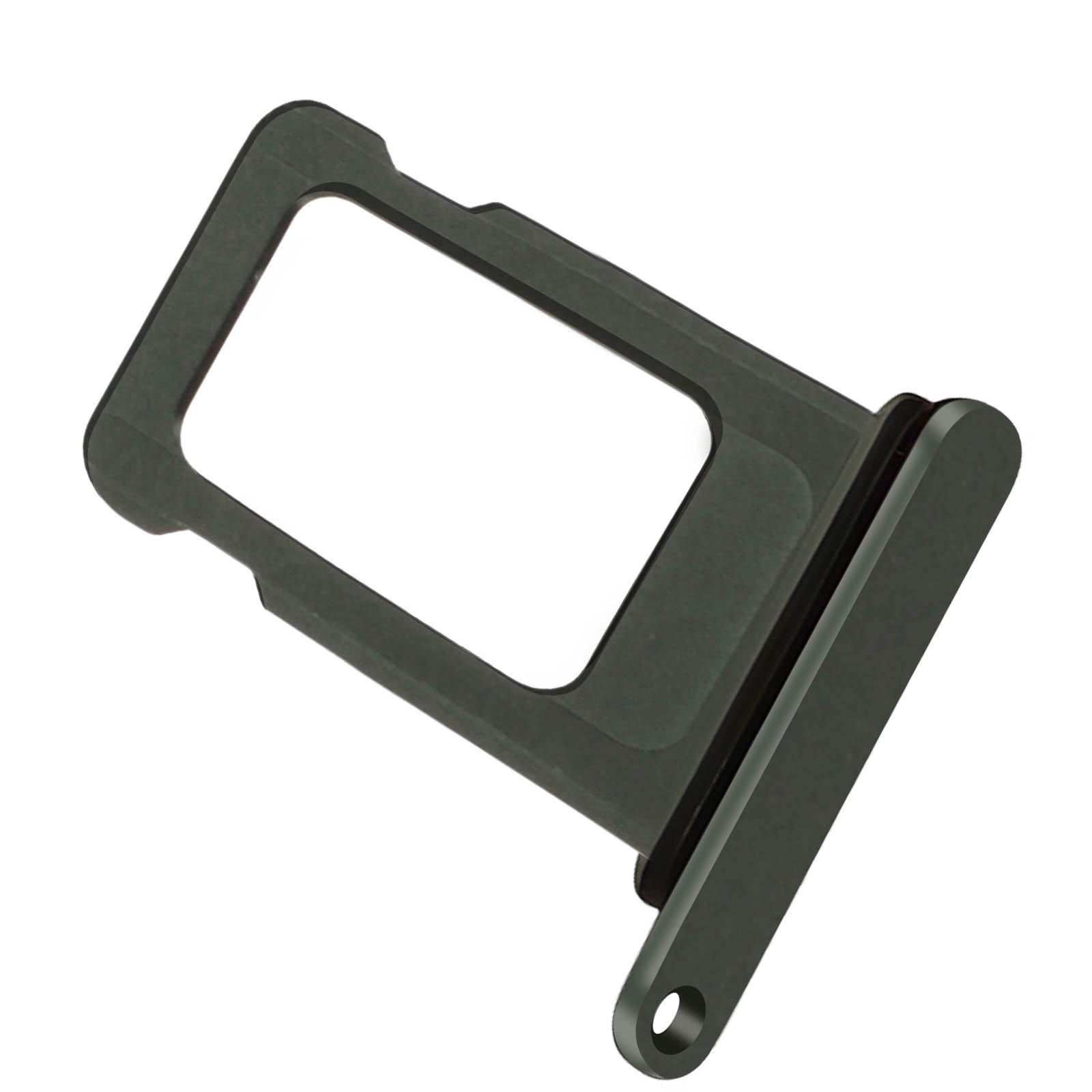 Support Nano-SIM Clappio vert alpin en aluminium pour iPhone 13 Pro
