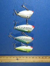 Lot of 4 Heddon Whopper Stopper Bayou Boogie Lipless Lures