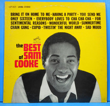 THE BEST OF SAM COOKE LP 1962 RE '68 GREAT CONDITION VG++/VG!!A
