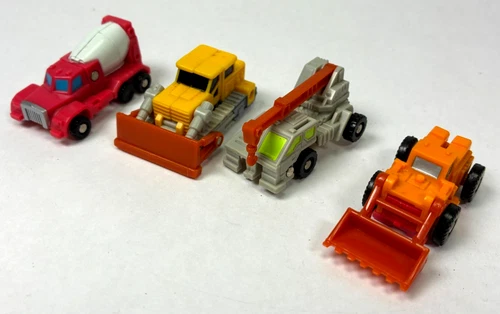 Construction Patrol Vintage Transformers G1 Micromasters Complete Set 1989 80s
