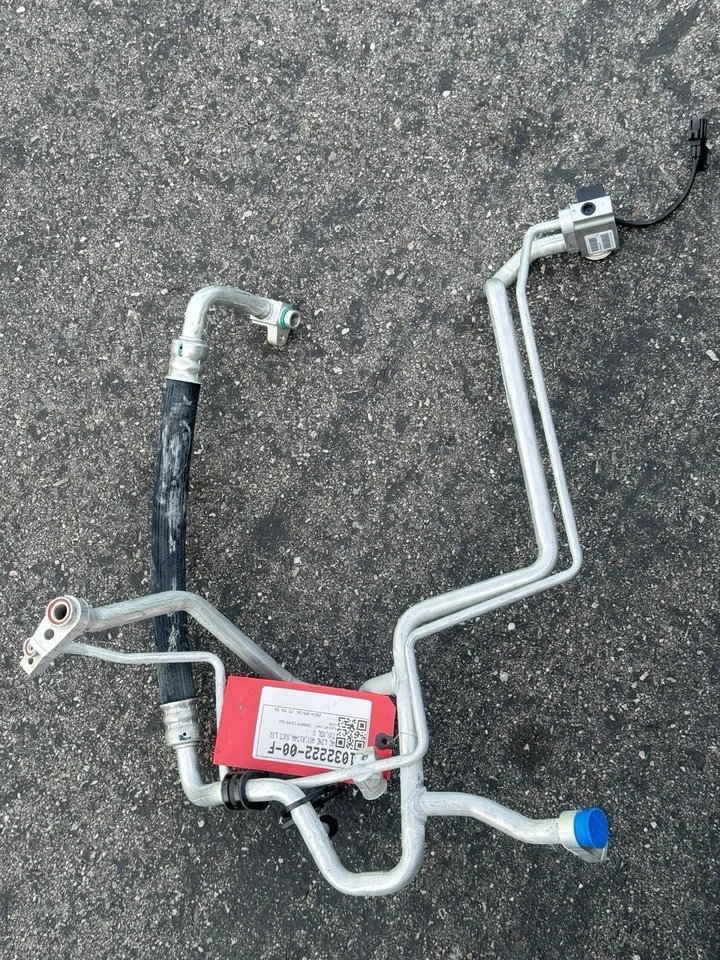 Tesla Model X 2015-2021 aire acondicionado aire acondicionado tubo manguera solenoide OEM 1046265-00-D Foto 4 de 4