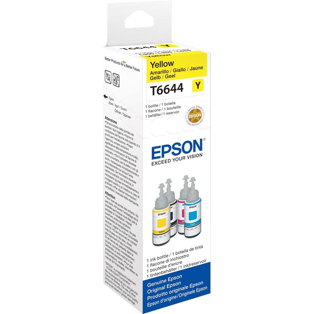 ФЛАКОН С ЖЕЛТЫМИ ЧЕРНИЛАМИ Epson T6644 70 мл C13T664440 2890₽