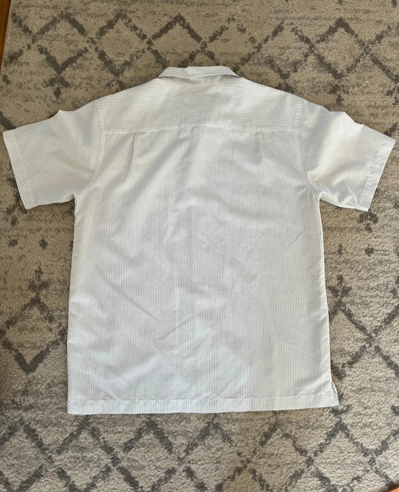 Camisa Quicksilver Waterman para hombre manga corta talla mediana abotonada Foto 2 de 4