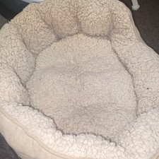 Dog Bed Donut Soft Large Plush Cat Beds For Calming Pet Anti Anxiety Washable xl