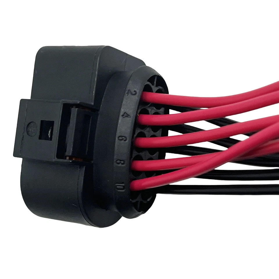 10 Pin Headlight Plug Assembly Connector Fit For Audi A3 Quattro 06-13 1J0973735 - Image 4 of 4