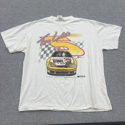 Vintage Nascar Terry Labonte Shirt XL White 1998 Kelloggs Corn Flakes *Spot