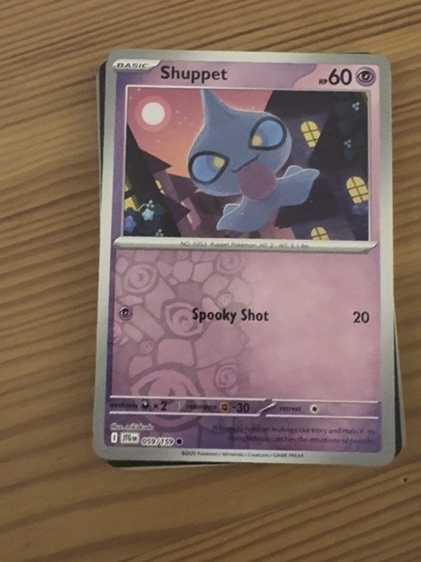 SV09: Journey Together #059/159 Shuppet Reverse Holo