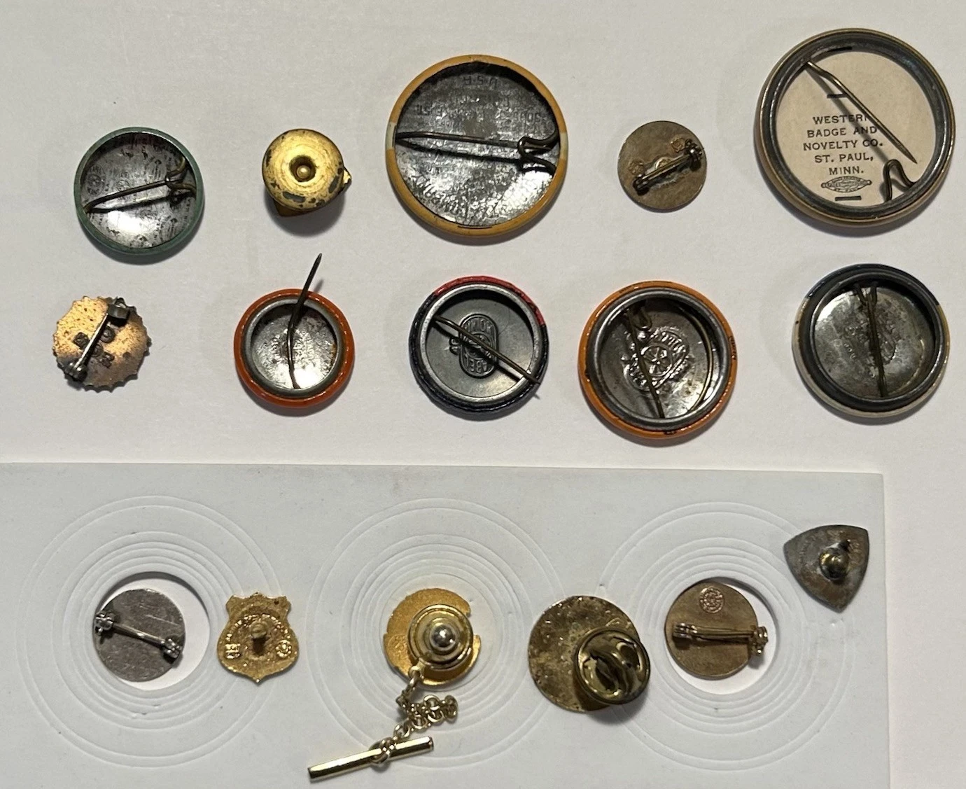 Vintage Labor Union Pins Buttons Lot Of 16 UAW CIO IAM AFL 1940s 1950s Celluloid - product detail image 2