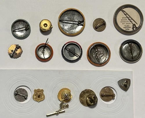 Vintage Labor Union Pins Buttons Lot Of 16 UAW CIO IAM AFL 1940s 1950s Celluloid image 2