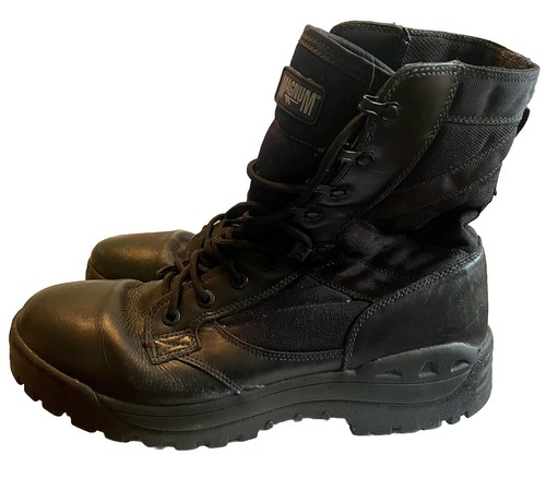 Magnum Leather Boots Size 9 Black Amazon 3 Carbon Rubber Sole Fast Wick