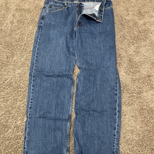 Levis 550 Jeans Mens 40x32 Relaxed Fit 5-Pocket Cotton Denim Blue - Picture 7 of 12