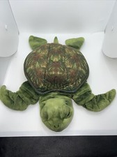 Folkmanis Tortoise Hand Puppet Turtle Green Shell Movable Head  Legs Large 18"