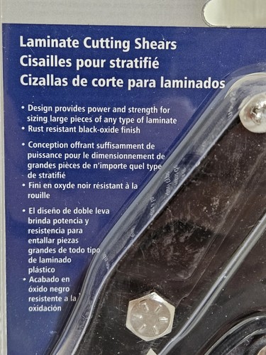 Laminate Cutting Shears #0290289, Model 56637 LW100118-052020 - SEALED - Picture 2 of 4
