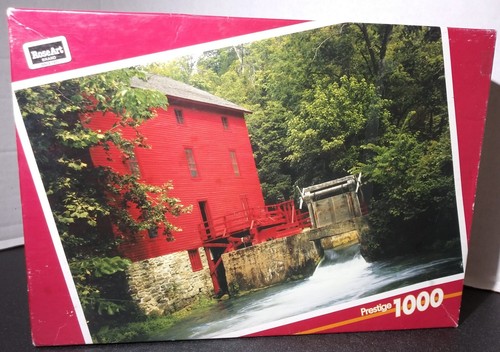 Vintage neu RoseArt Prestige Ally Spring Mill 1000 Stück Puzzle 18"x26" - Bild 3 von 12