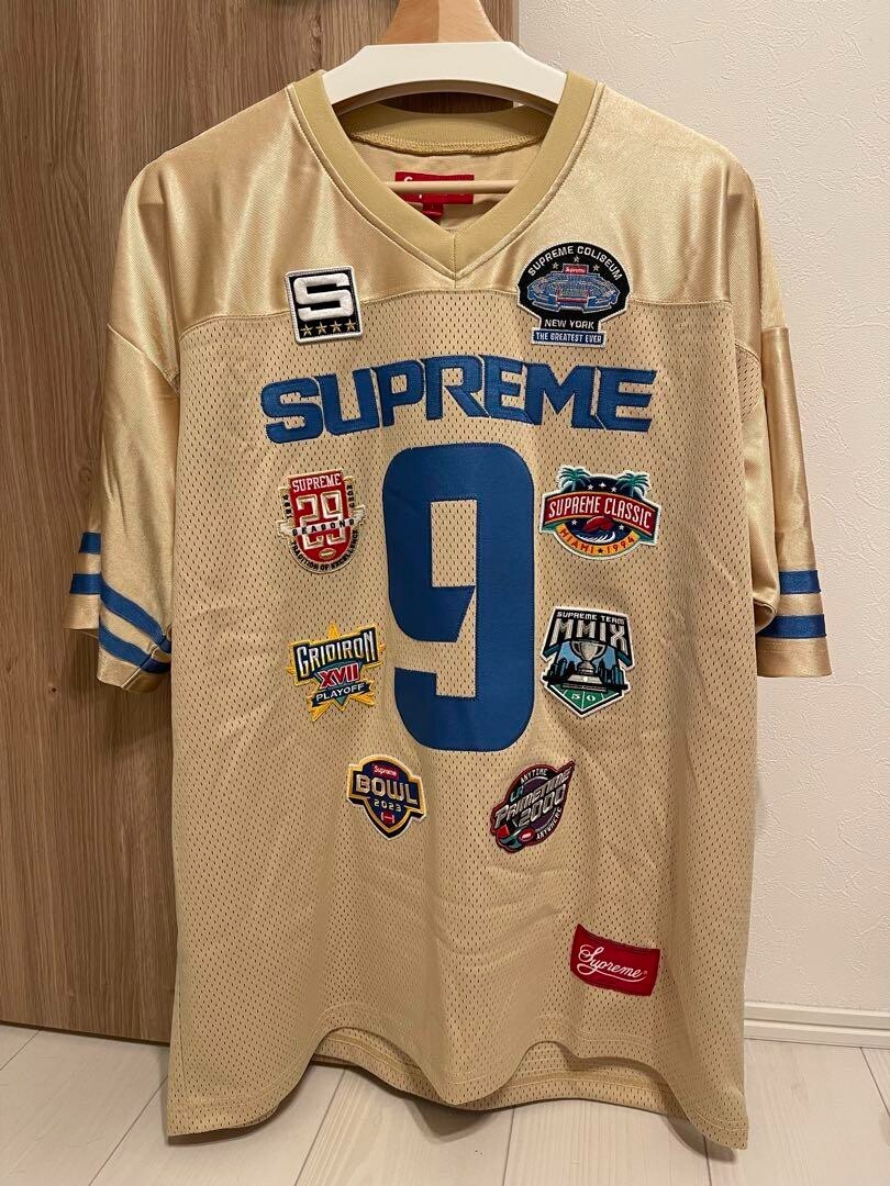 Supreme Championships Embroidered Football Jersey Size L | eBay Supreme Championships Embroidered Football Jersey Size L | eBay