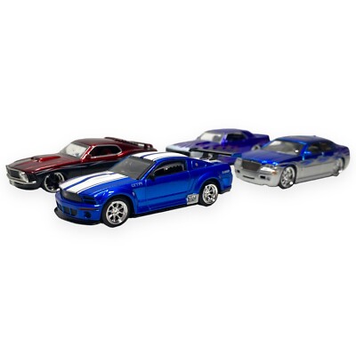 JADA TOYS INC. - 4 Car Mixed Lot - Dub City - Big Time Muscle