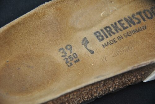 Birkenstock Madrid Big Buckle Tan Suede Sandals 39 L 8 Narrow 151124S - Picture 4 of 7