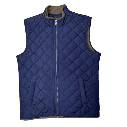 Magaschoni Diamond Quilted Vest Mens Medium eBay