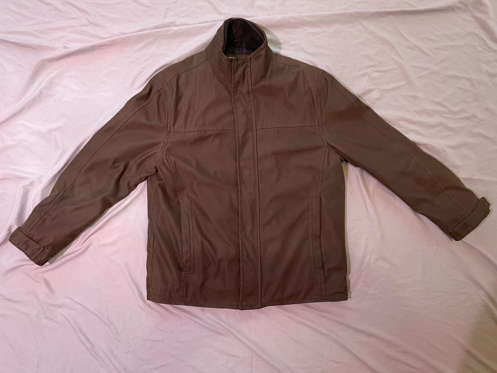 Mens Marc New York By Andrew Mark Brown Double Zip Jacket / Winter Coat Size L
Opens in a new window