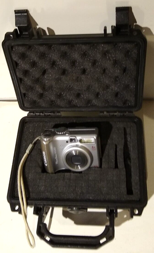 Canon PowerShot A530 Digital Camera 5MP - Tested - Pelican 1120 Case / Foam - Picture 2 of 13