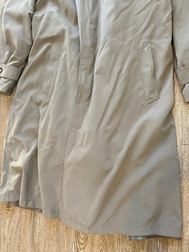 Ralph Lauren Trench Coat Men XXL Water Repellant Flannel Lined Jacket Over Coat - Picture 5 of 13