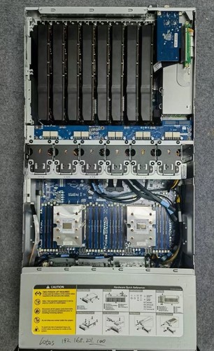 Customizable GIGABYTE HPC/AI Server G481-H81 12 x 3.5" + 8 x Tesla V100 32GB GPU - Picture 3 of 3