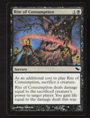Shadowmoor #76 Rite of Consumption LP