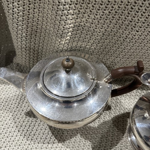 Silberteller Vintage Art Deco antike Teekanne und heißes Wasser - Bild 4 von 19
