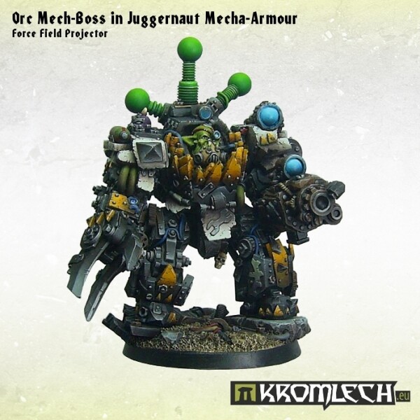 Ork Mech-Boss in Kustom Mega-Armour -Kromlech-Meganobz Deff Dread
