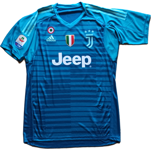 maglia match worn Juventus 2018 2019 Goalkeeper Szczesny Serie A Jeep Adizero - Foto 3 di 12