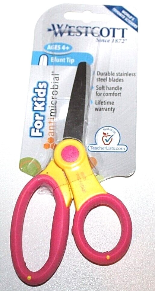 Westcott Soft Handle Kids Scissors With Microban Protection Acm14596