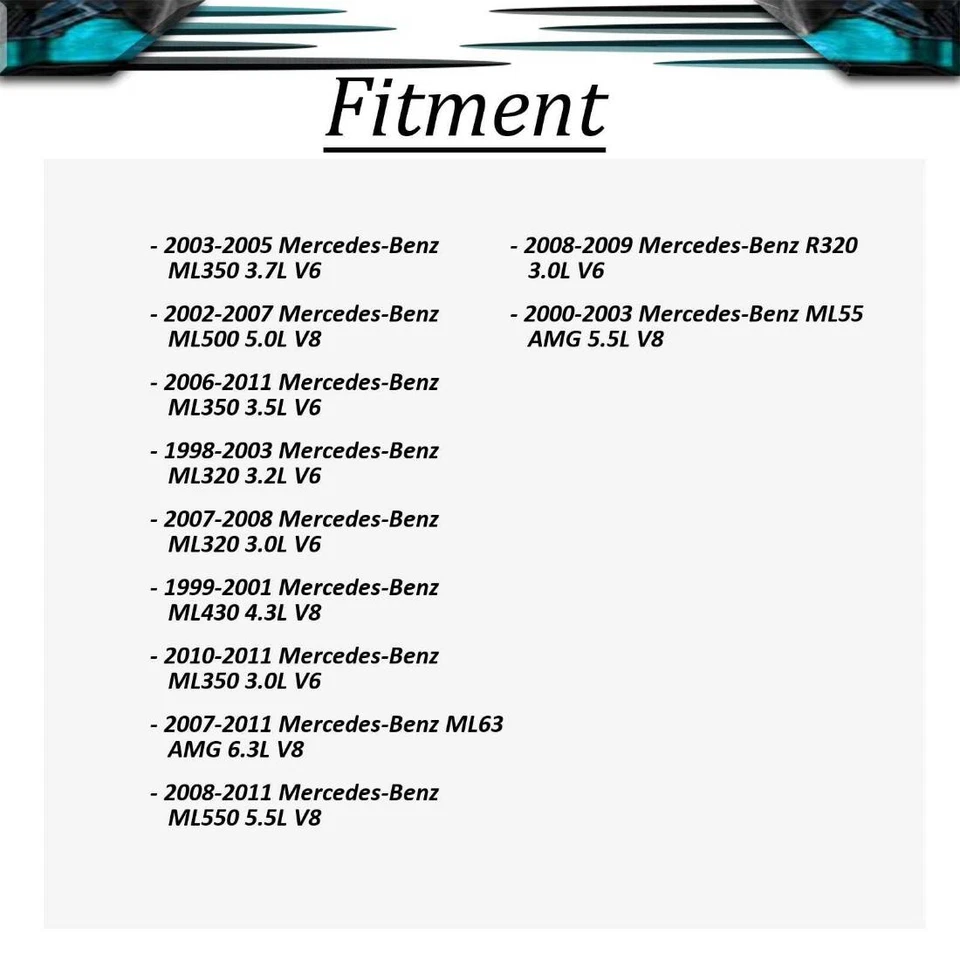 Sistema de aire acondicionado juntas tóricas/sellos para Mercedes-Benz ML430 4,3 L 1999-2001 Foto 2 de 3