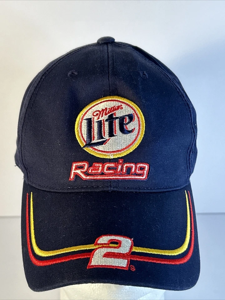 Boné Nascar Vintage Snap Back Rusty Wallace Winston Cup #2 MGD Racing Masculino - Imagem 3 de 4