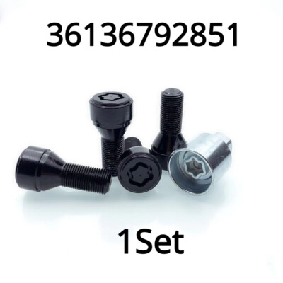 1 Set Wheel Lock Bolt Stud 36136792851 For BMW X3 X4 X5 X6 2