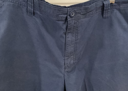 Columbia Washed Out Cotton Chino Shorts Navy Blue 10”Inseam Mens Size 42 - Picture 2 of 7