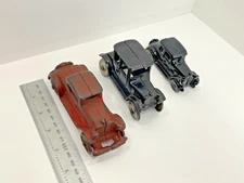 INSTANT COLLECTION Vtg. Antique A.C. Williams Cast Iron Coupes 5" Sport, Model T