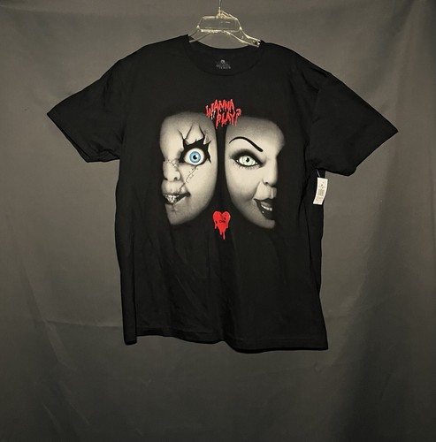 Halloween Horror Nights 2024 HHN33 Chucky Tiffany Shirt Universal Studios XL NWT