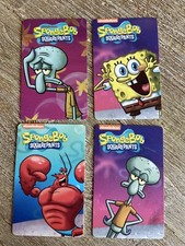 Lot Of 4 SpongeBob Square Pants Arcade Coin Pusher Cards