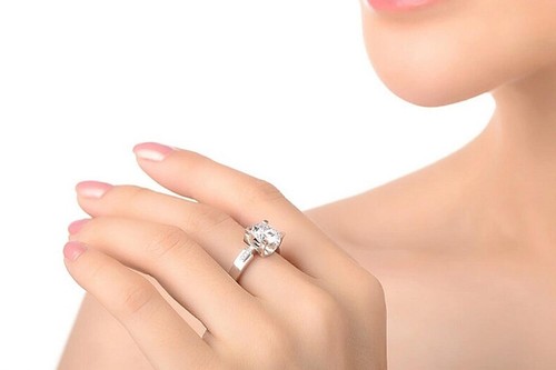 Damen Ring Rosegold 925 Silber 750 Gold vergoldet Zirkonia Damenring R3188L - Picture 3 of 9
