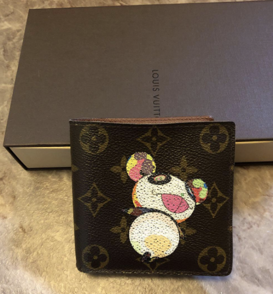 LOUIS VUITTON Takashi Murakami Panda Bifold Wallet Monogram LOUIS VUITTON Takashi Murakami Panda Bifold Wallet Monogram