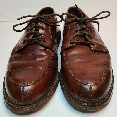 Allen Edmonds Wilbert Men’s Tan Brown Leather Split Toe Comfort Shoes Size 11C Allen Edmonds Wilbert Men main image 3