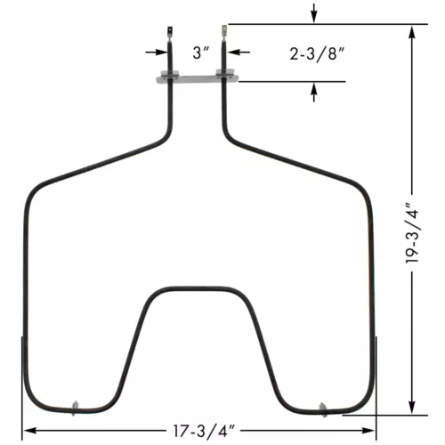 Range Oven Bake Element for GE WB44T10010  WB44T10060 AP2030996 PS249285