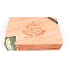 Jaime Garcia Toro Gordo Reserva Especial Empty Wood Cigar Box 10.25" x 7" x 2.5"