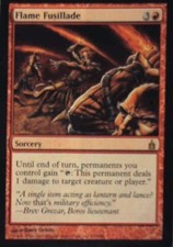 Flame Fusillade - Ravnica: City of Guilds: #123, Magic: The Gathering Nm R77