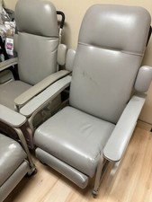 medical laboratory chairs, gray color, good condition - Lumex brand
