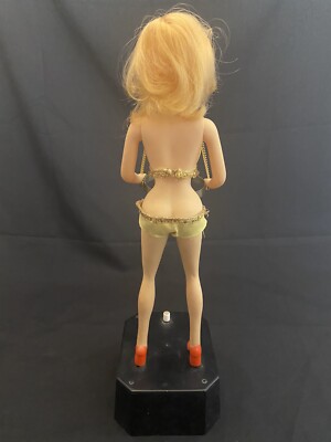 Vintage 1969 Poynter Go Go Girl Drink Mixer Doll Battery Operated