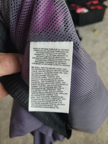 NWT The North Face Womens XL TNF Purple Black Windwall Shorts - Picture 9 of 13