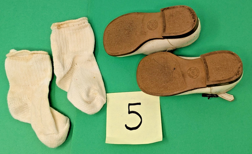 Vintage Baby Shoes Lot of 5 Mary Jane style White color Patent leather sizes 0-5 - Picture 15 of 16