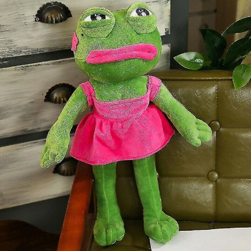 45CM The Sad Frog Magic-Expression Pepe Soft Plush Stuffed Toy Kids Gift - Picture 6 of 14