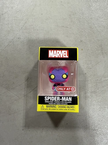 Funko Pocket Pop! Marvel Target Exclusive Black Light Mini Spider-Man D10